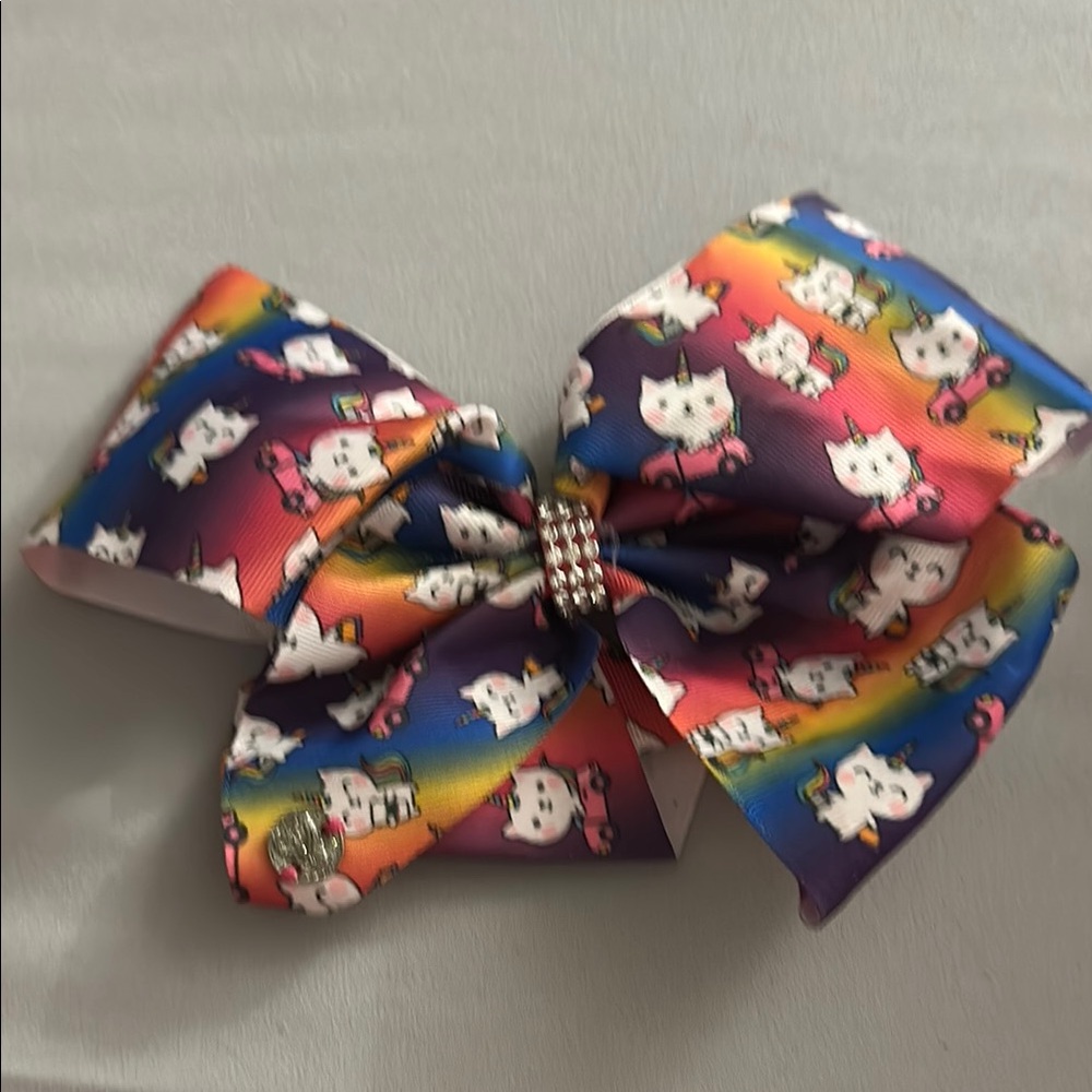 JoJo Siwa Rainbow Cat Hair Bow